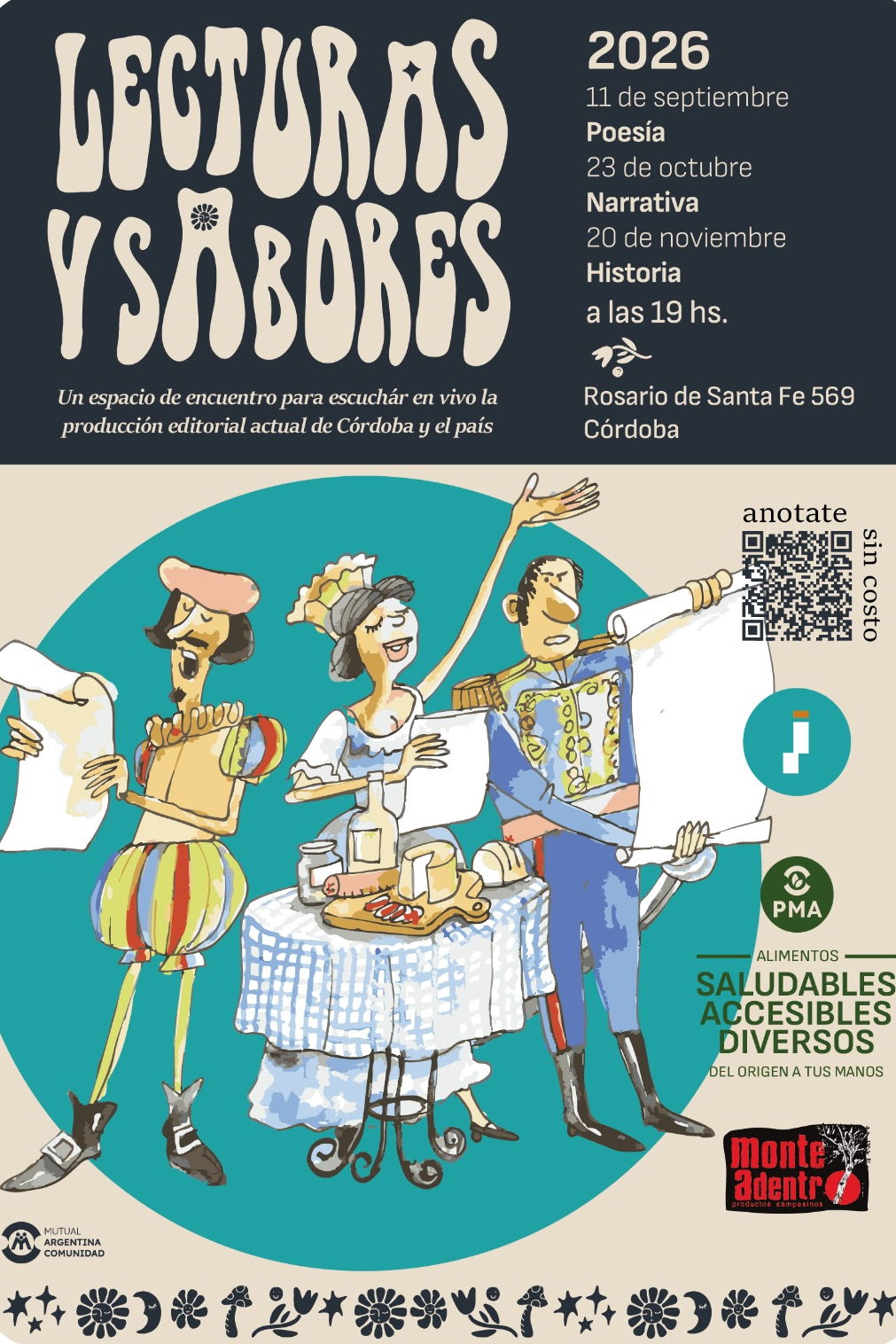 Encuentro Lecturas y Sabores en modo Narrativa + Espacio librería Inquieta